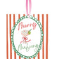 Mahjong Christmas Ornament Acrylic Mahj gift, acrylic: Cocktail Glass