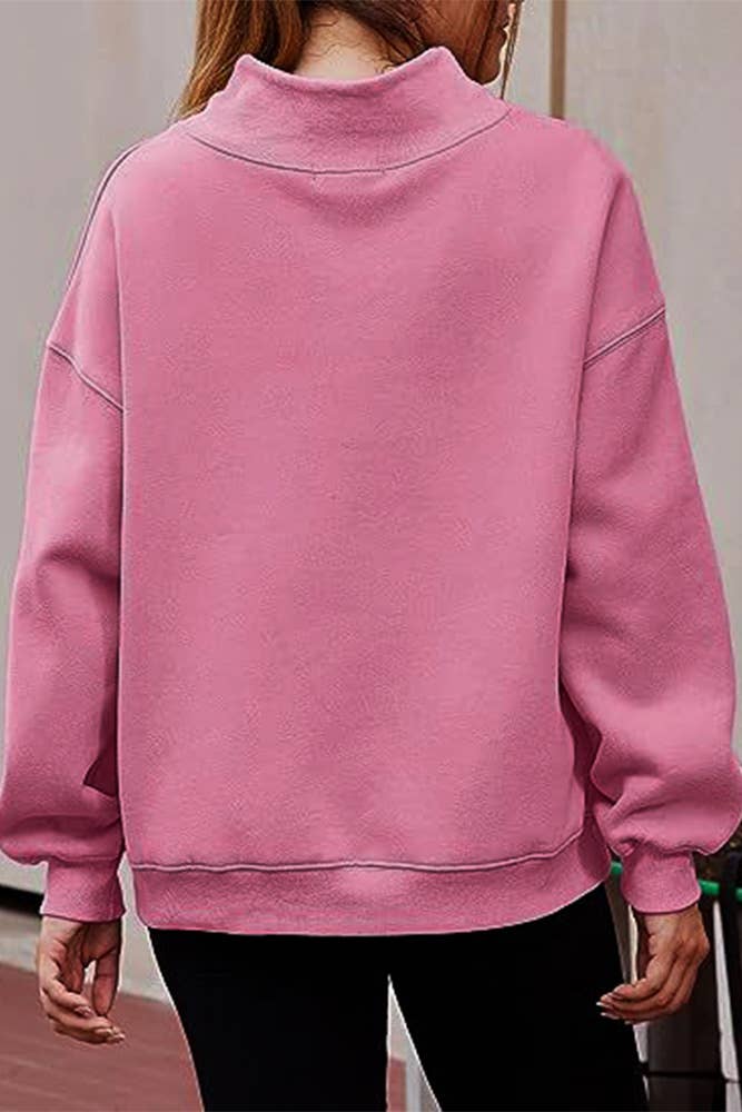 Mock Neck Sweatshirt
