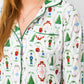 Nutcracker Waltz Long Sleeve Button Up PJ Top