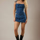 LOW WAIST DENIM SKIRT