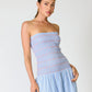 Blue Smocked Dress