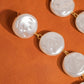 Héloïse 18K Non-Tarnish Pearl Drop Earring: Yellow Gold
