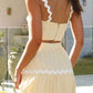 Ric Rac Strap Tiered Skirt Set
