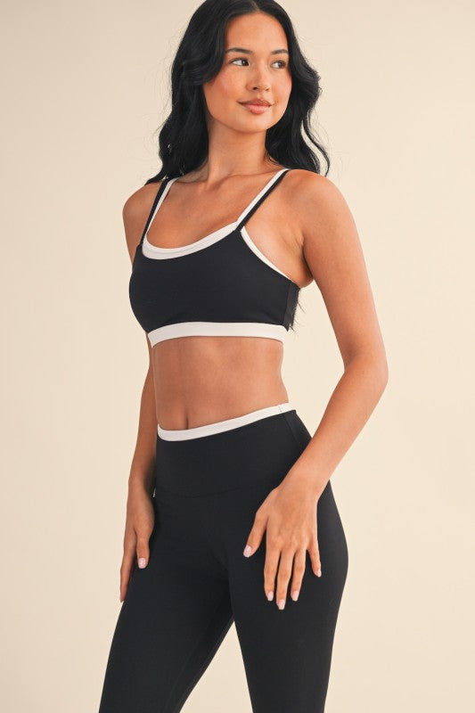 Contrast Binding Legging