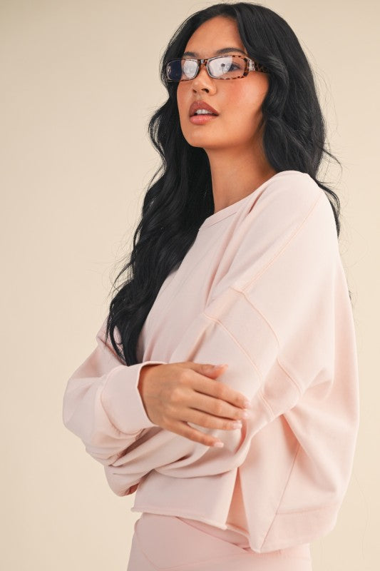 Cutout Back Sweatshirt