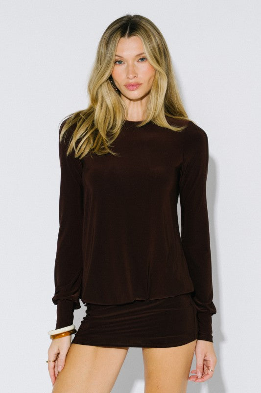 Open Back Mini Dress