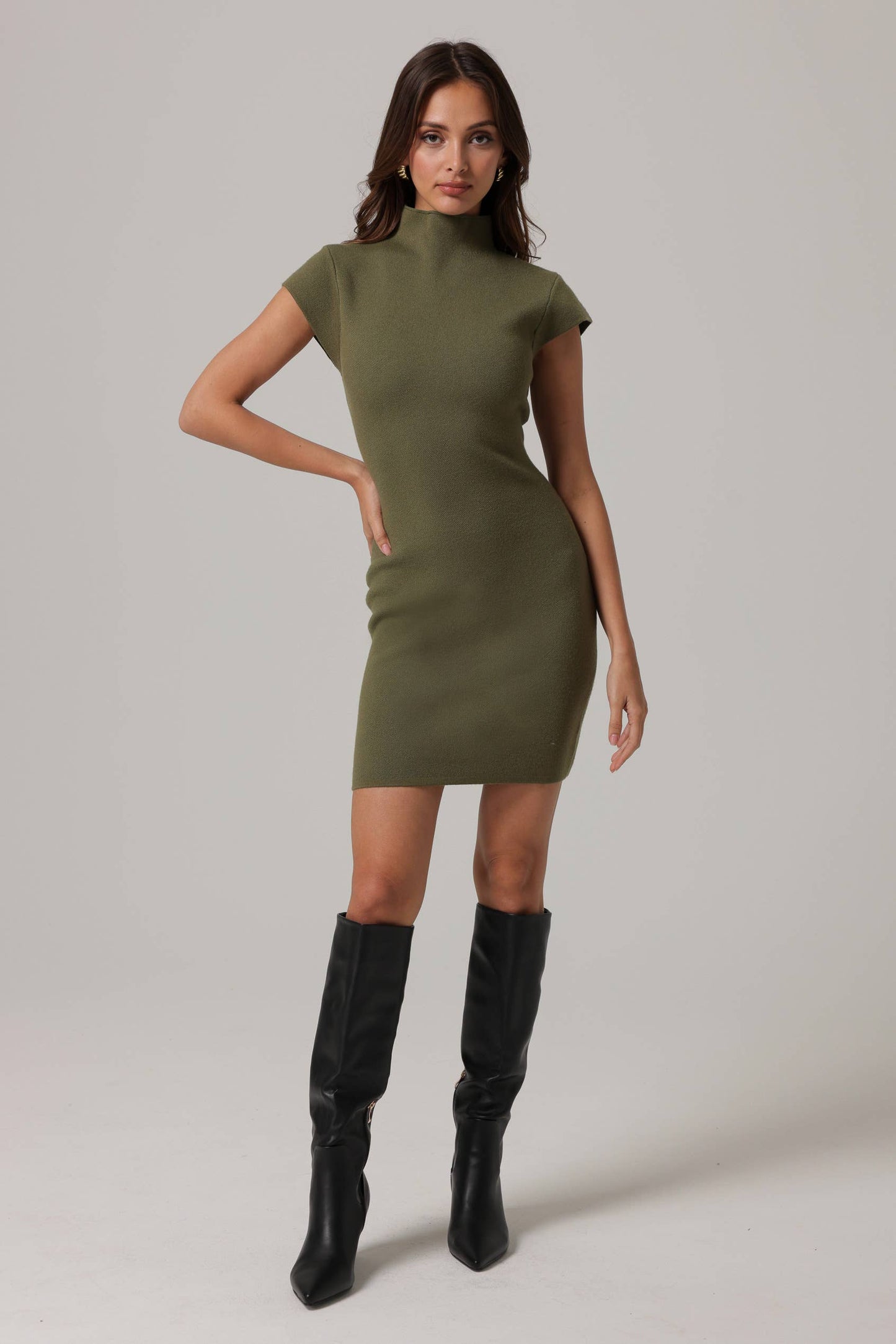 RUMI MINI SWEATER DRESSS