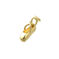 Gold Ballerina Slipper Charm