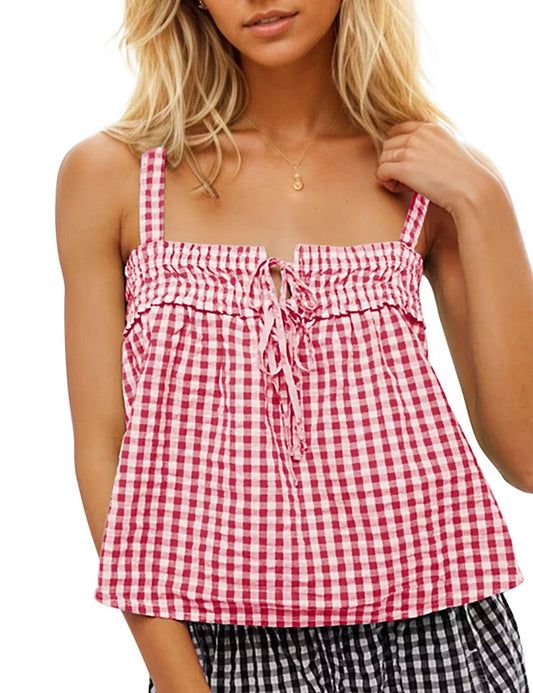 Plaid Top