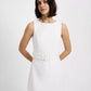 FC White Belted Twill Dress (RT)
