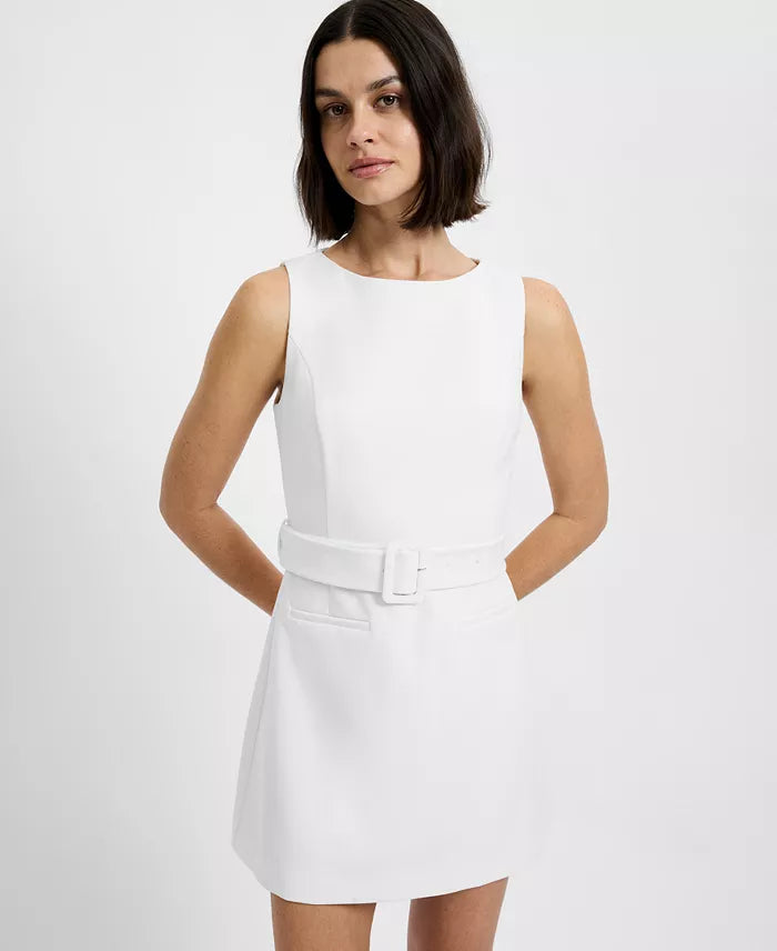 FC White Belted Twill Dress (RT)