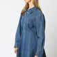 Angelina Denim Button Dress