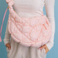 Carry All Pink Quilted Crossbody