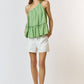 Ruffled Babydoll Tank Top