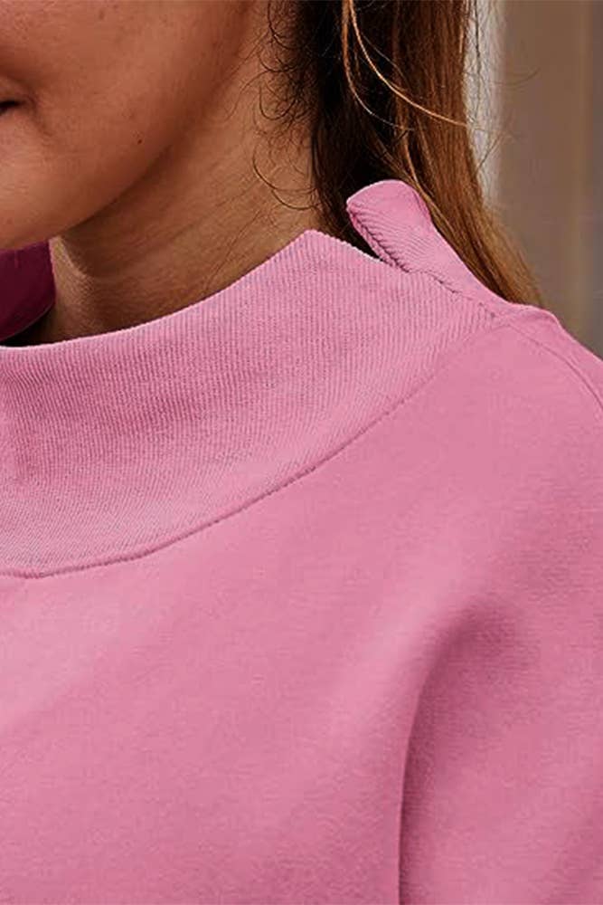Mock Neck Sweatshirt