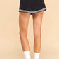Motion Knit Skirt with Contrasting Stripes