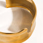 Clyde 18K Gold Non-Tarnish Abstract Bold Bangle: Yellow Gold