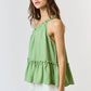 Ruffled Babydoll Tank Top