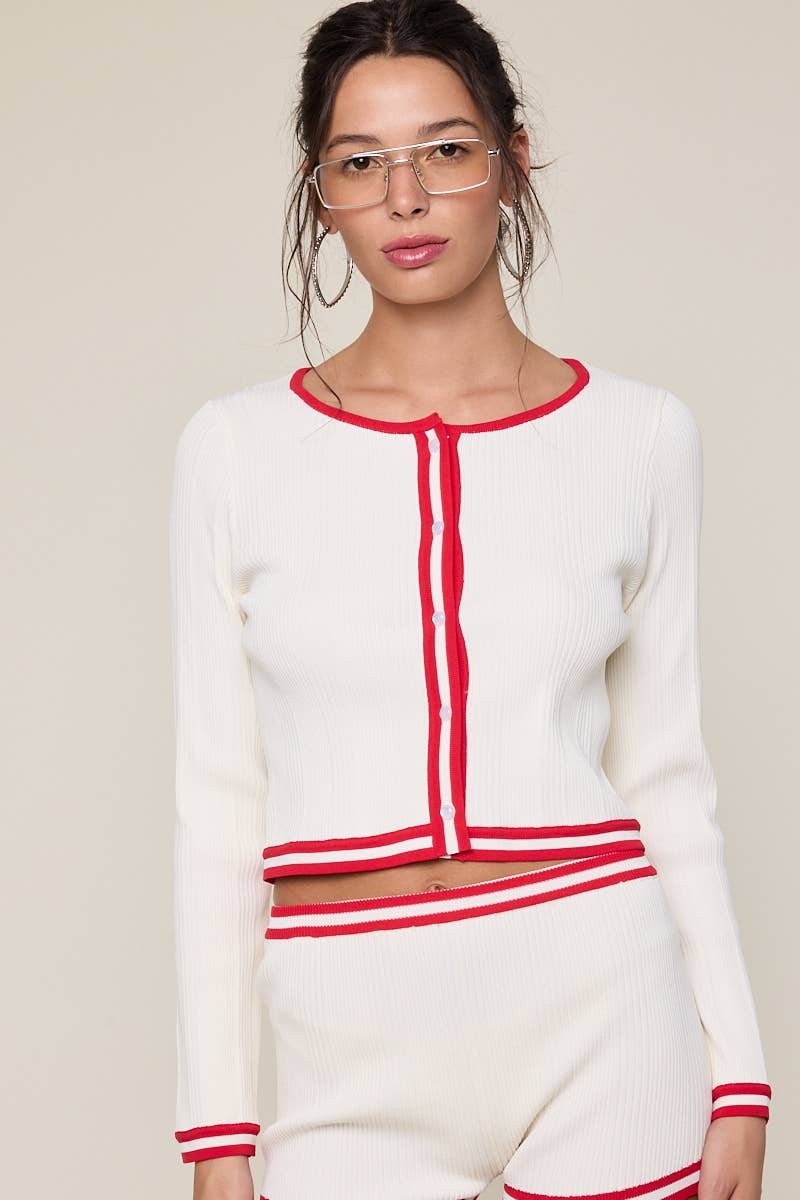 Ivory Knit Top