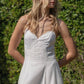 Off-White Embroidered Open Back Maxi Dress