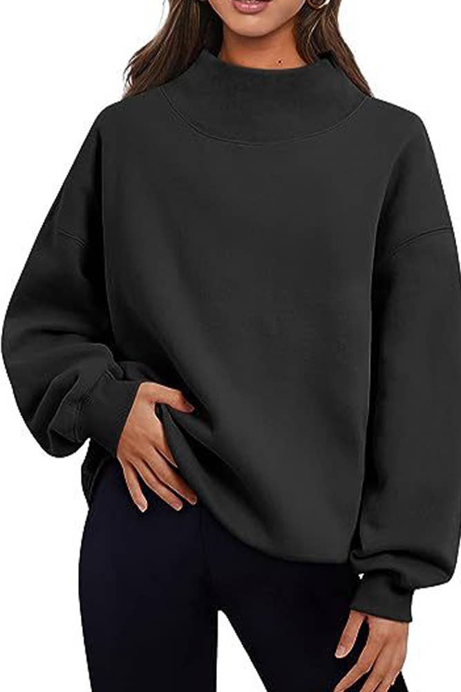 Mock Neck Sweatshirt