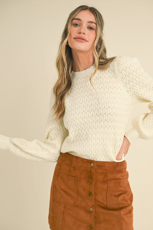 Puff Sleeved Sweater