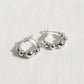 Geometric Round Hoop Earrings Collection: Gold