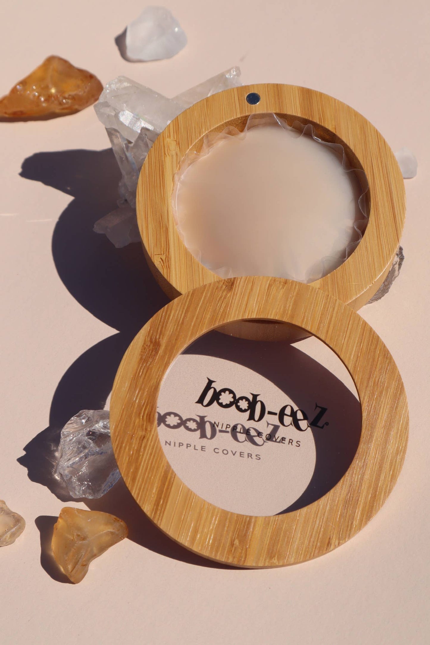 Nipple Covers + Bamboo Compact: Medium Tint / 6cm
