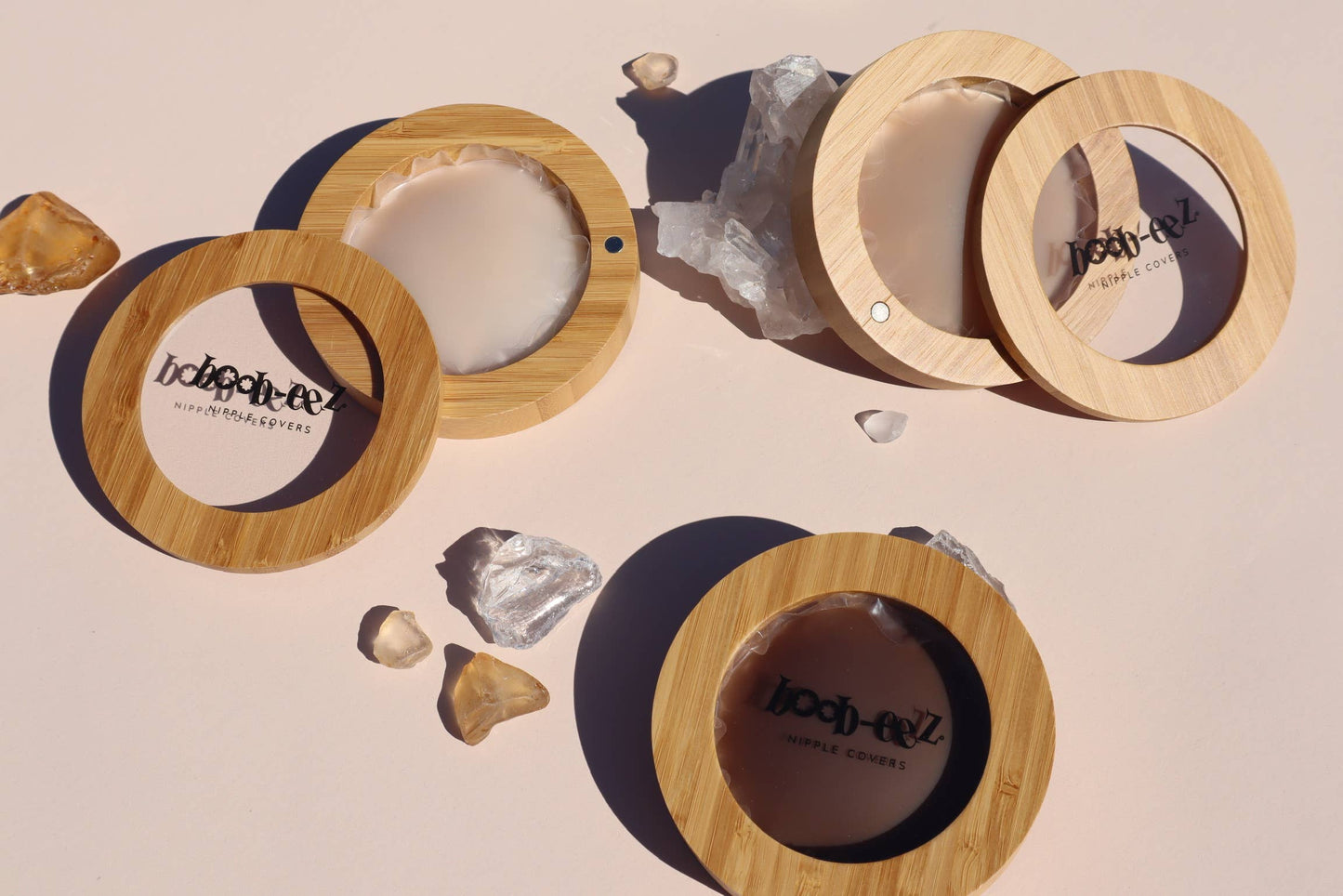 Nipple Covers + Bamboo Compact: Medium Tint / 8cm