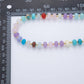 18K Gold Filled Natural Gemstone Rondelle Bead 17.6 Inch Gemstone Chain Necklace