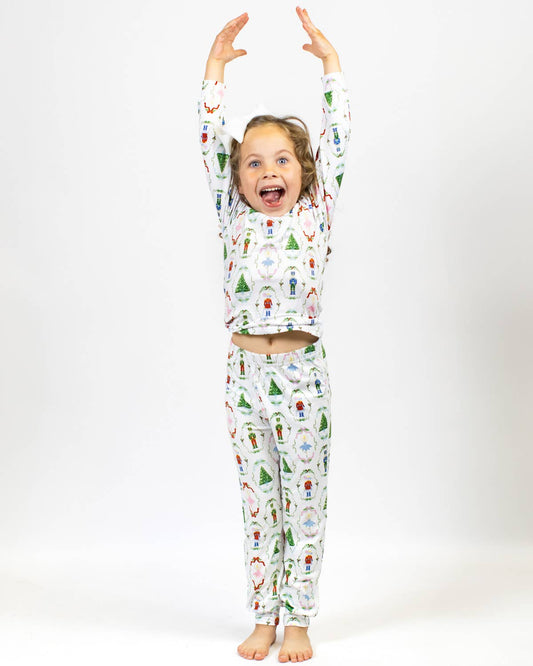 Kid's Nutcracker Waltz Long Sleeve Pajamas