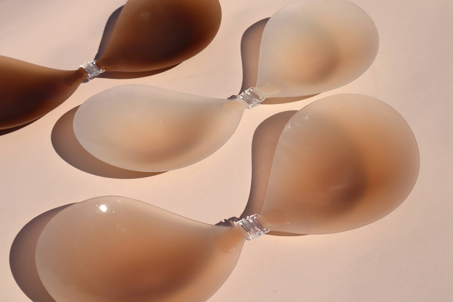 Silicone Stick On Bra: Light Tint / C