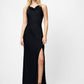 Ennis Satin Cowl Neck Maxi Dress