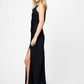 Ennis Satin Cowl Neck Maxi Dress