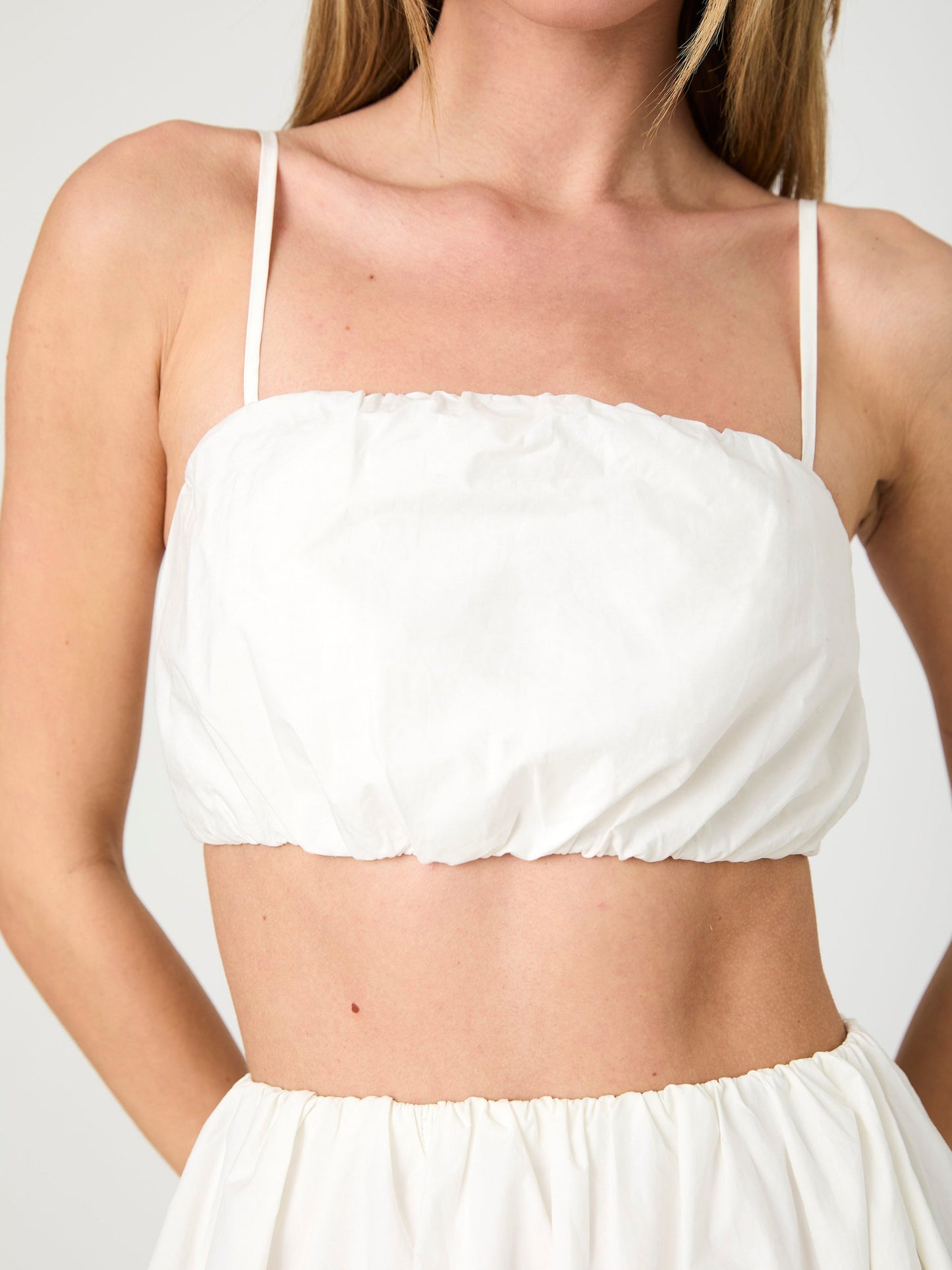 White Crop Top