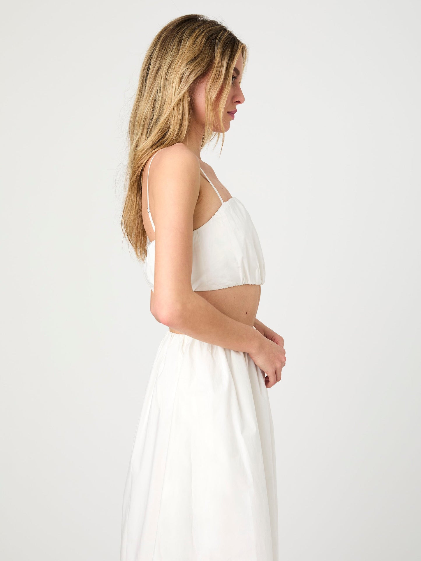 White Crop Top