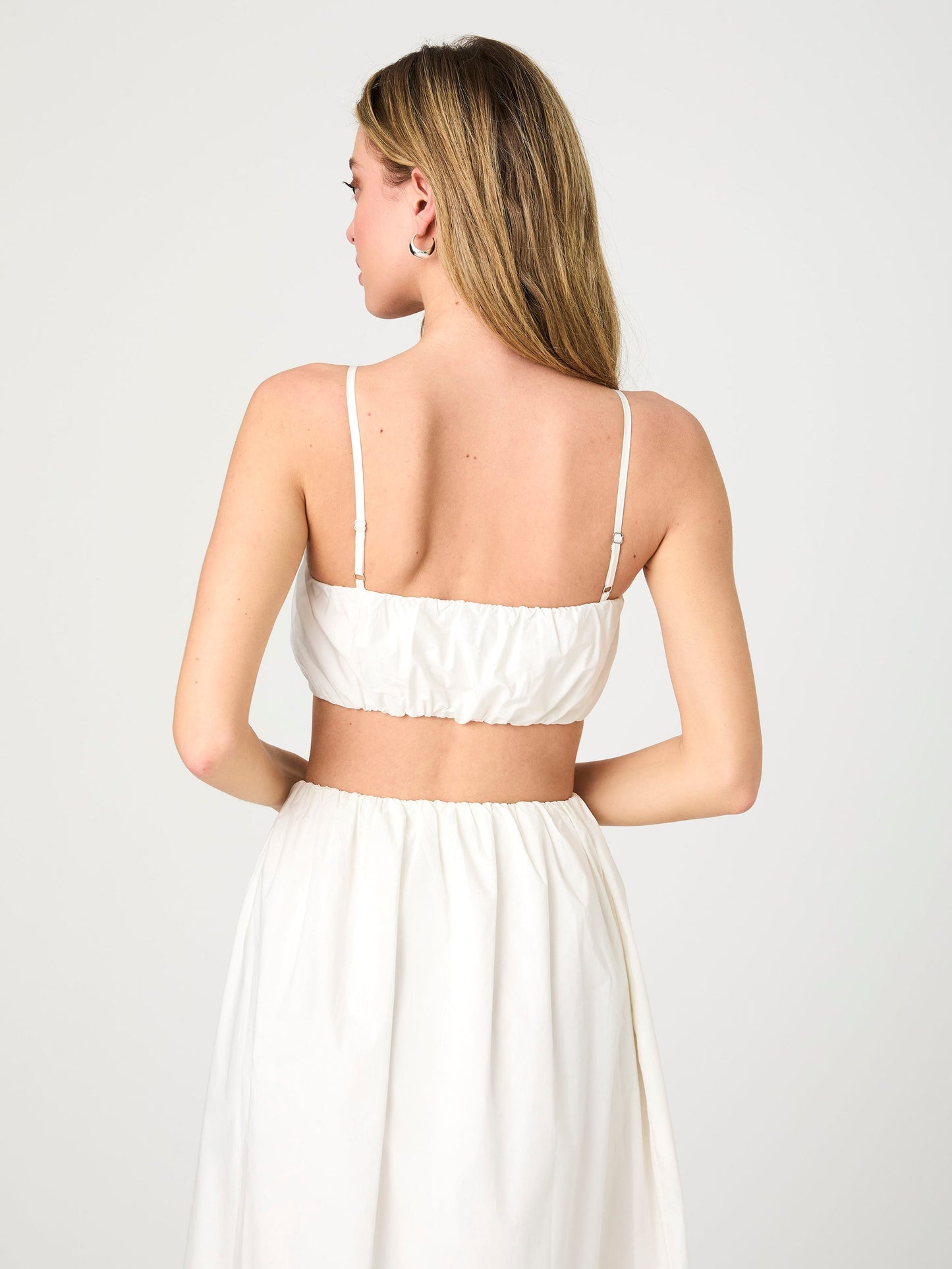 White Crop Top