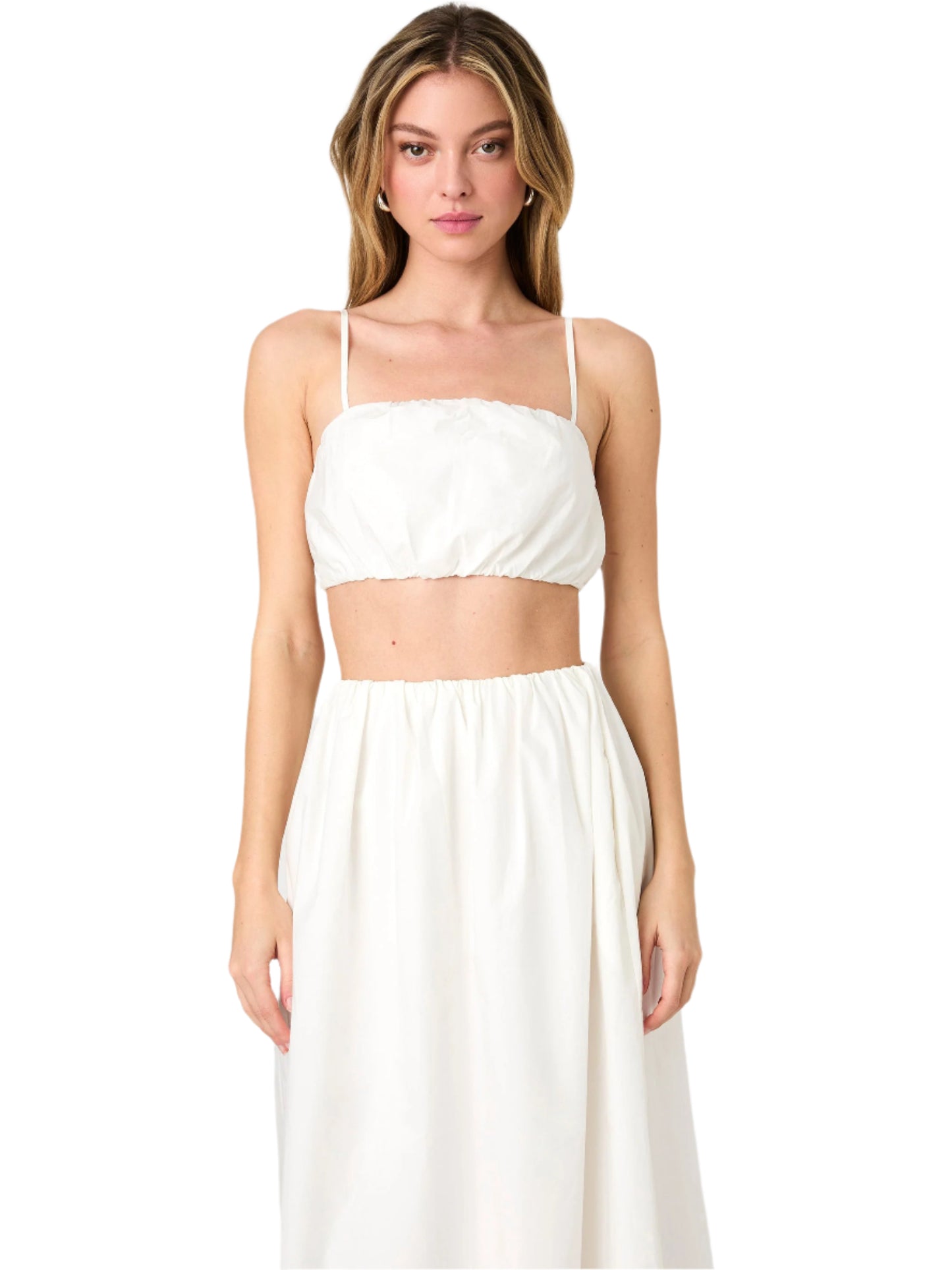 White Crop Top