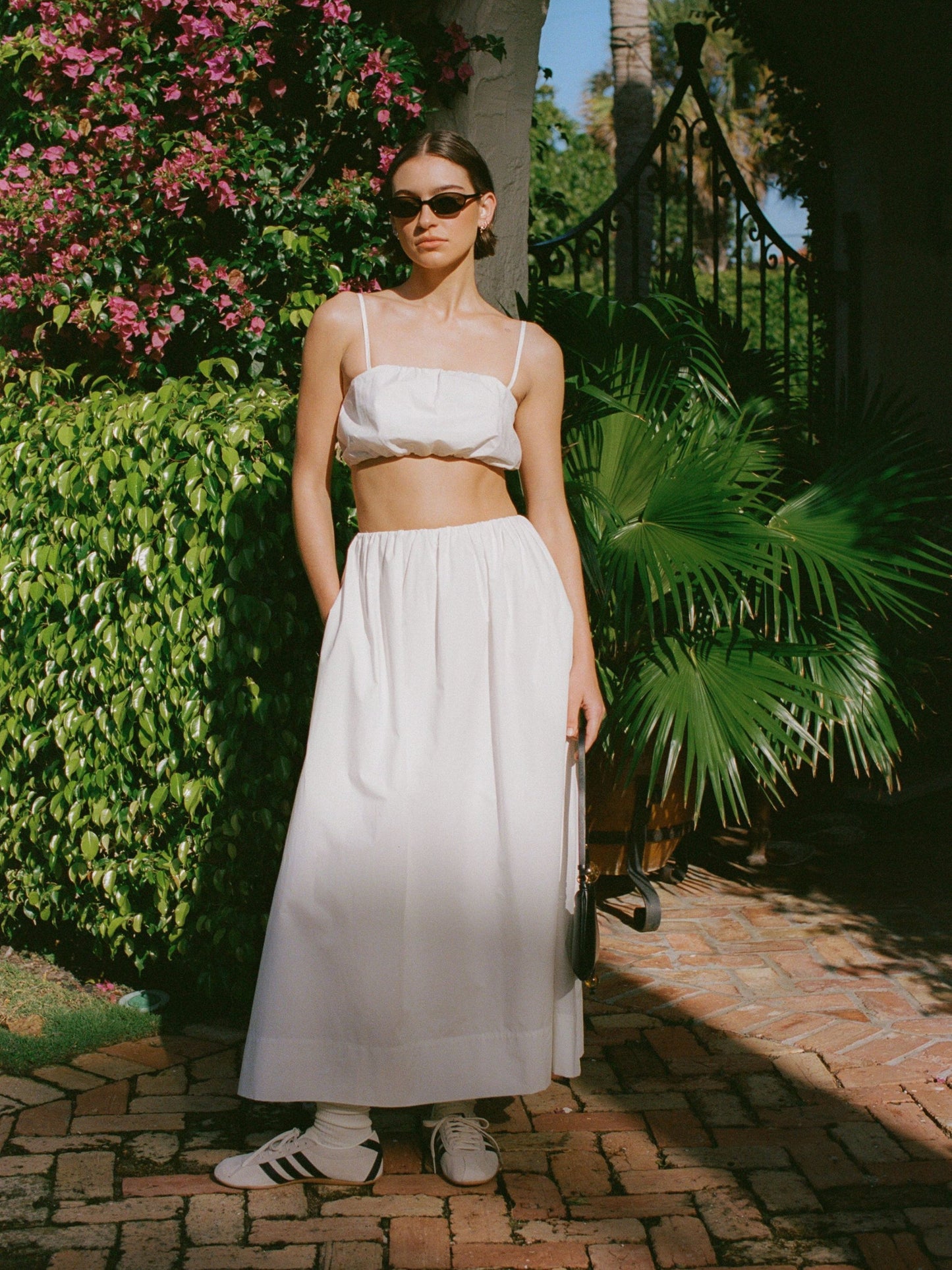 White Crop Top