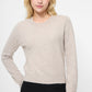 Knit Crew Neck Pullover