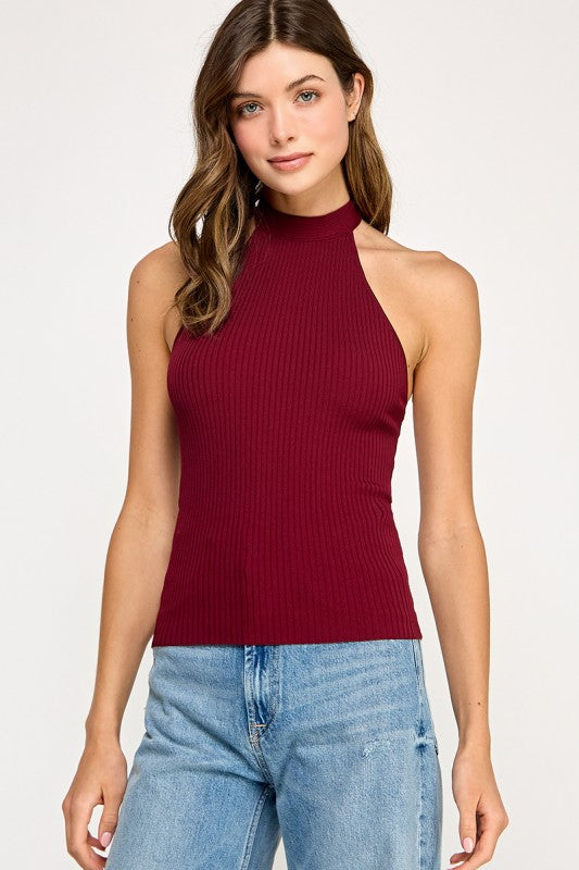 Cherry Ribber Halter