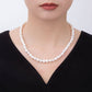 18K Gold Filled 8mm Genuine Bridal Freshwater Pearl Necklace 16.7 Inches + Extender