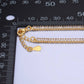 24K Gold Filled CZ Baguette 7inch Tennis Bracelet