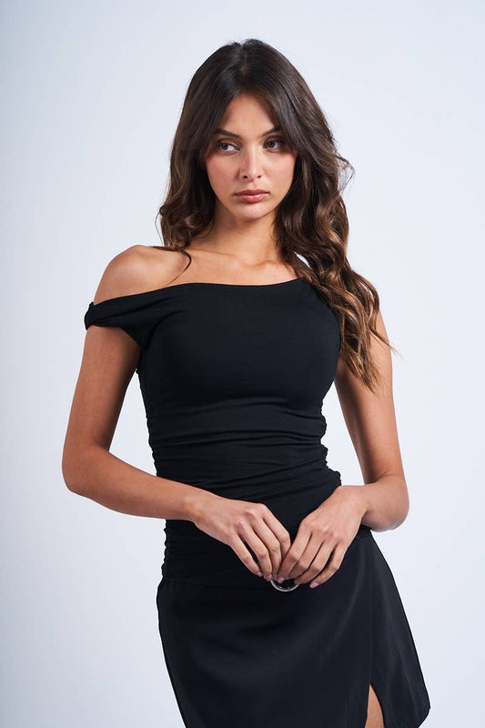Asymmetric One-Shoulder Top