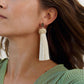 Major Topknots Bone Earrings