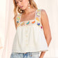 Crochet Trim Swing Tank Top