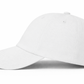 Premium Cotton Baseball Cap Dad Hat Men Women Deep Crown: White