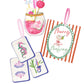 Mahjong Christmas Ornament Acrylic Mahj gift, acrylic: Cocktail Glass