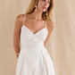 White Poplin Midi Dress