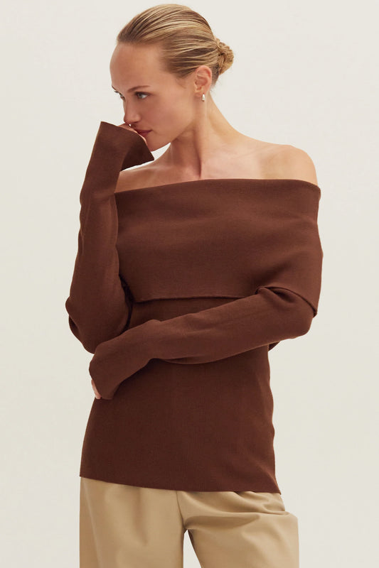 Ana Foldover Sweater